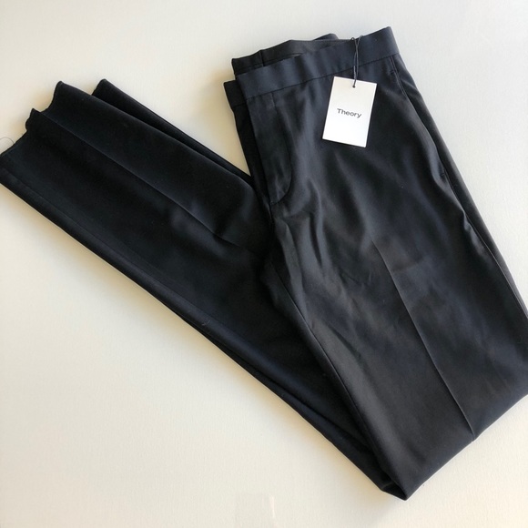 Marlo Tuxedo Wool Pant in Eclipse Navy Blue - Picture 5 of 11